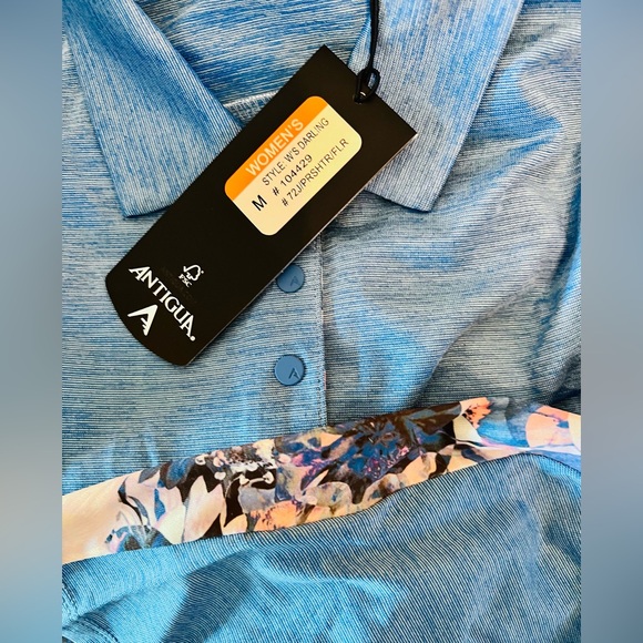 ANTIGUA GOLF Ladies’ “Darling” in Persian Heather/Floral, size M, NWT - Picture 7 of 10